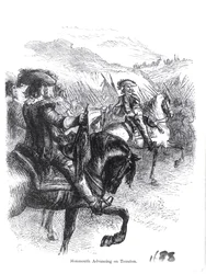 Hertog van Monmouth (1649-85) op weg naar Taunton